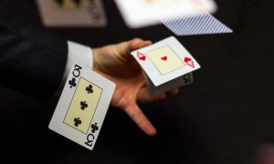 Two playing cards